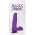 Basix Dong with Suction Cup - 6 Inches - Purple