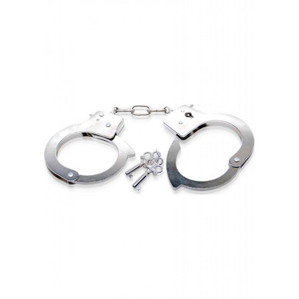 Fetish Fantasy Metal Handcuffs - Silver Limited Edition