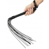 Deluxe Cat O Nine Whip - Black