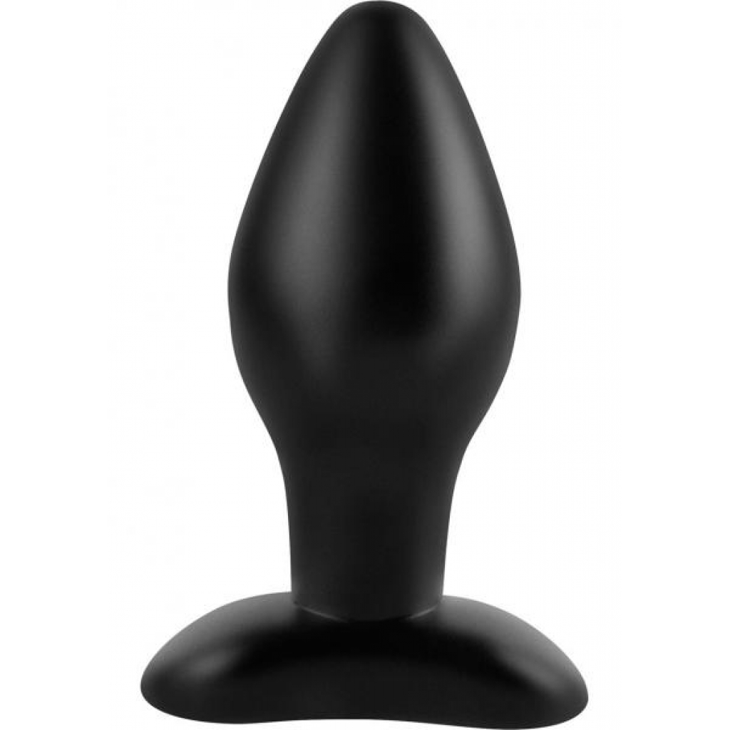 Large Anal Fantasy Silicone Plug - Black