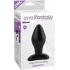 Large Anal Fantasy Silicone Plug - Black