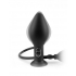 Vibrating Ass Blaster Expander Black Plug