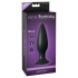 Elite Large Rechargeable Anal Plug - Black