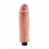 King Cock 10 inches Vibrating Dildo - Beige