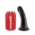 King Cock 6 Inches Realistic Dildo - Black