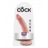 King Cock 7in Cock - Beige