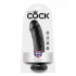 King C*ck 8-Inch Dildo - Black