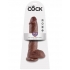 10-Inch Realistic Cock with Balls - Brown