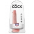 King Cock 6 inches Cock with Balls Beige Dildo