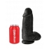 King Cock Chubby: 9 Inches Black Dildo