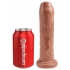 King Cock 7-Inch Uncut Dildo - Tan