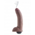 King Cock 9-Inch Squirting Dildo - Brown