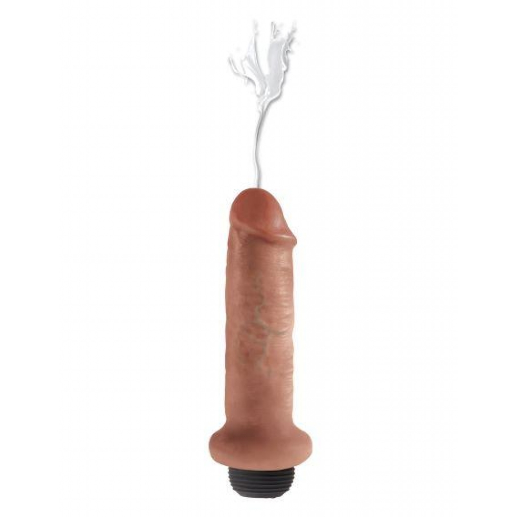 King Cock 6 Inches Squirting Dildo - Tan