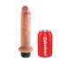 King Cock 7 inches Squirting Dildo - Beige