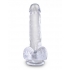 King Cock Clear 6 inch Cock with Balls