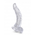 King Cock Clear 7.5 Inches Cock with Balls