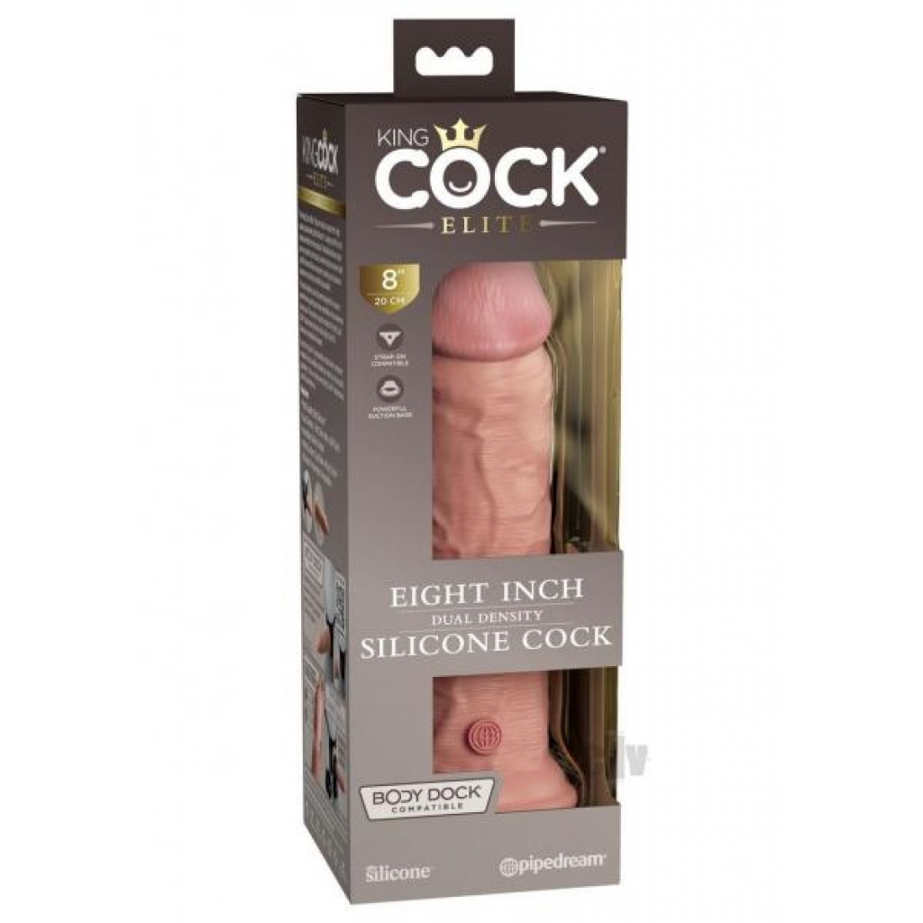 KC Elite Dual Dense Cock 8 – Light Brown