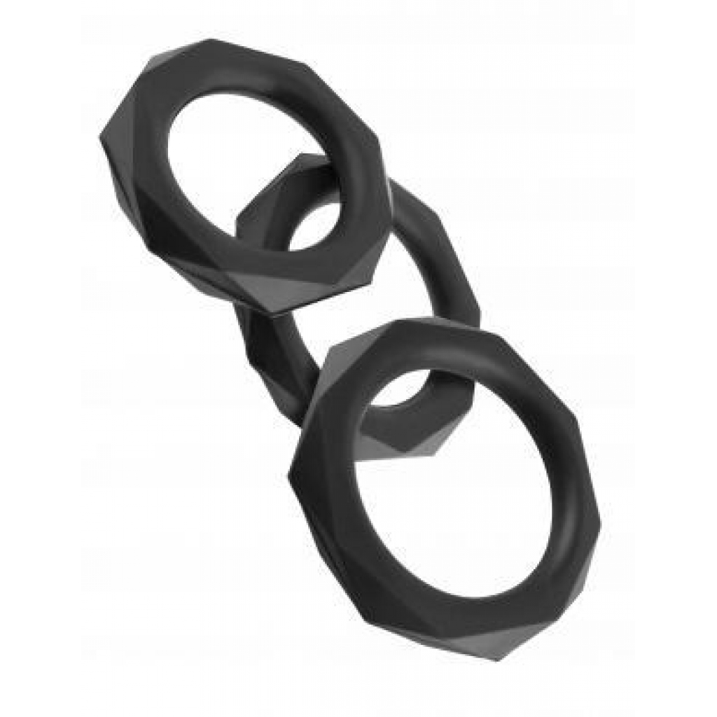 Fantasy C Ringz Silicone Stamina Set - Black