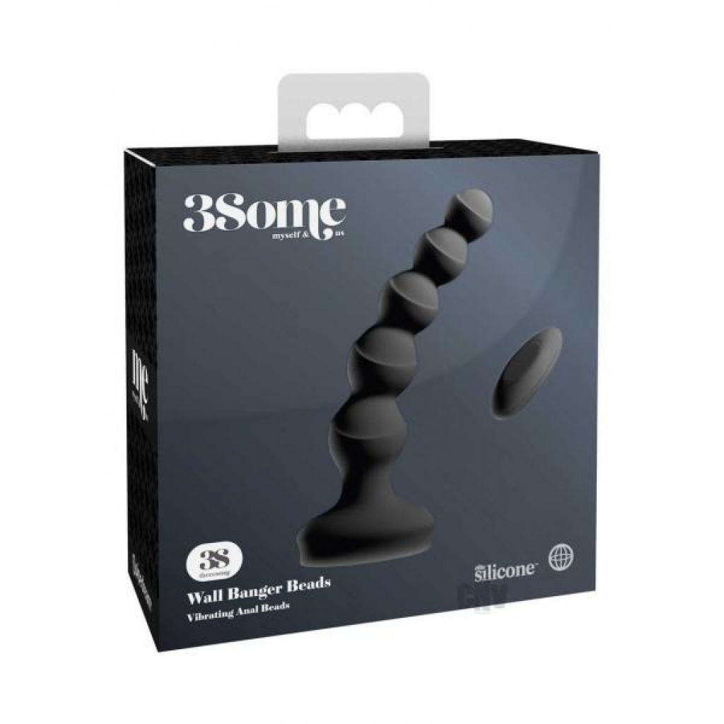 3some Wall Banger Beads - Rechargeable Black