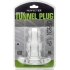 Double Tunnel Plug - Medium Clear