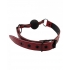 Rouge Anaconda Ball Gag - Burgundy/Black