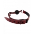 Rouge Anaconda Ball Gag - Burgundy/Black