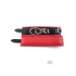 Rouge Padded Wrist Cuffs - Black/Red