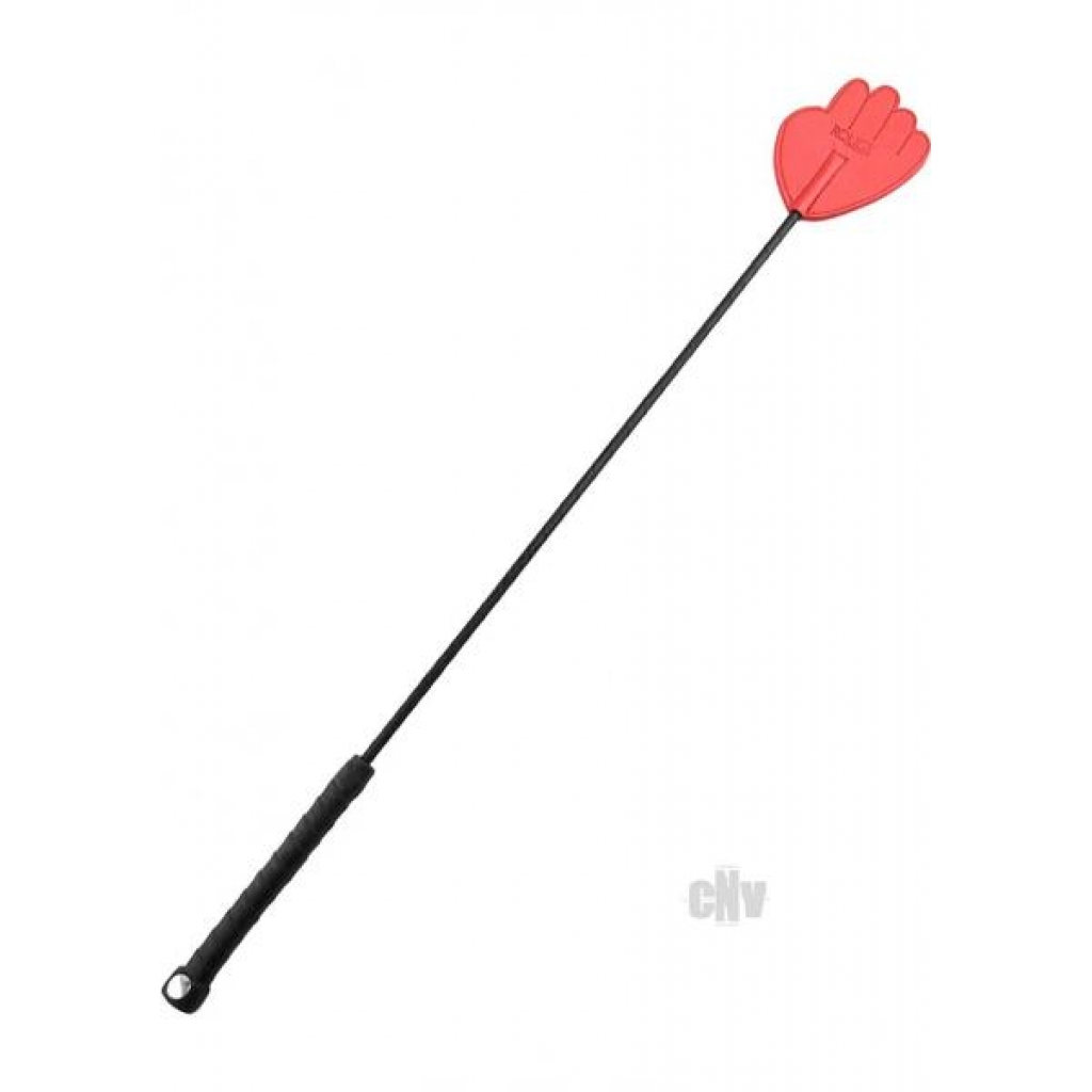 Rouge Hand Riding Crop - Red