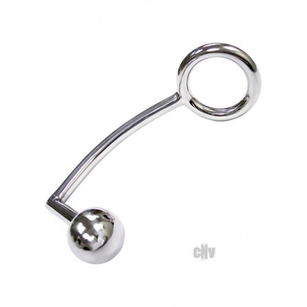 Rouge Cockring And Anal Probe with 30mm Ball - Silver