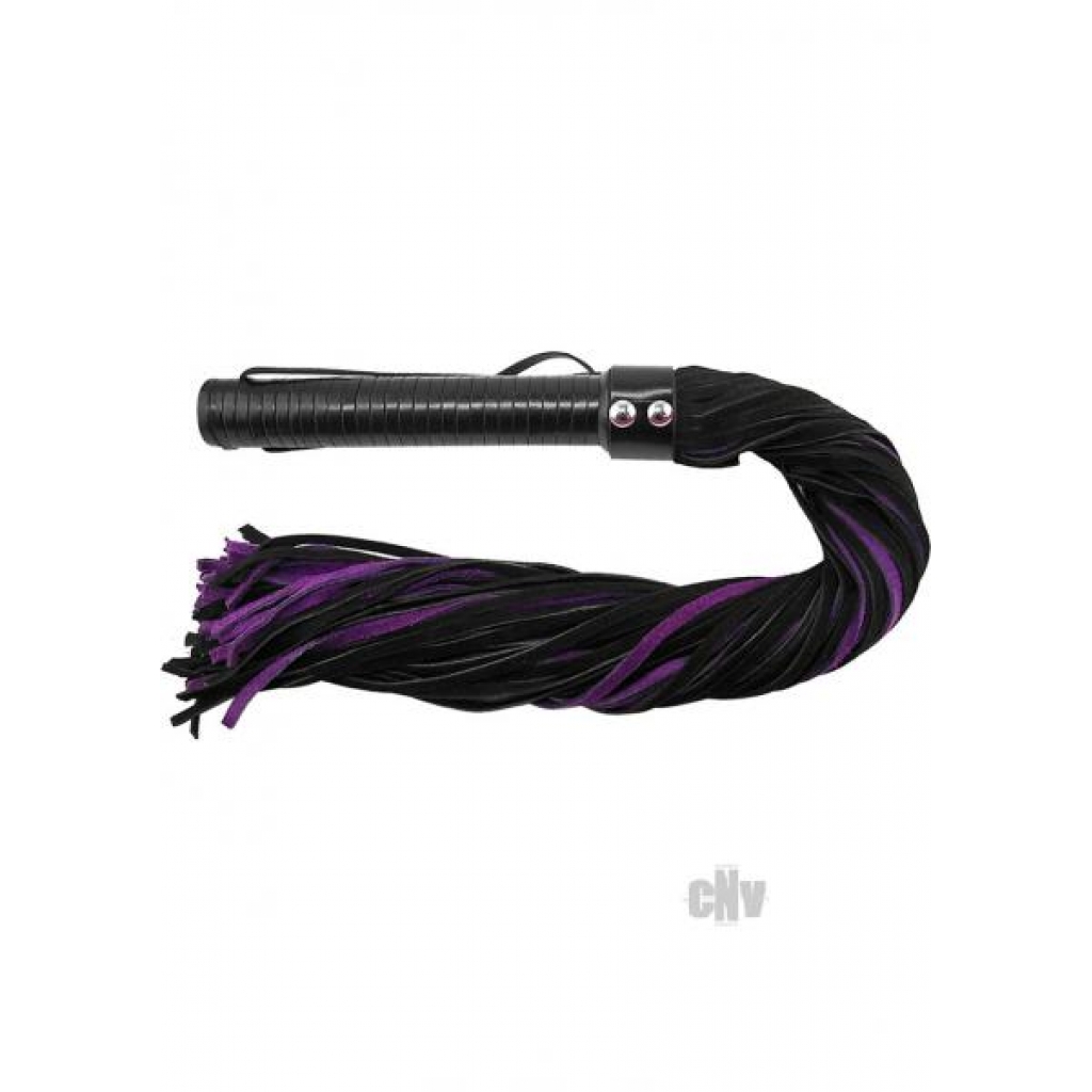 Rouge Suede Flogger Black/Purple