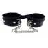 Rouge Leather Ankle Cuffs - Black