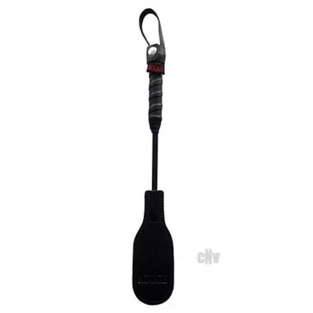 Mini Leather Oval Paddle - Black