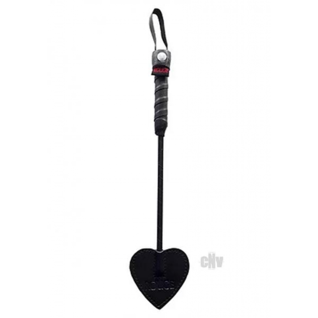 Mini Leather Spade Paddle - Black