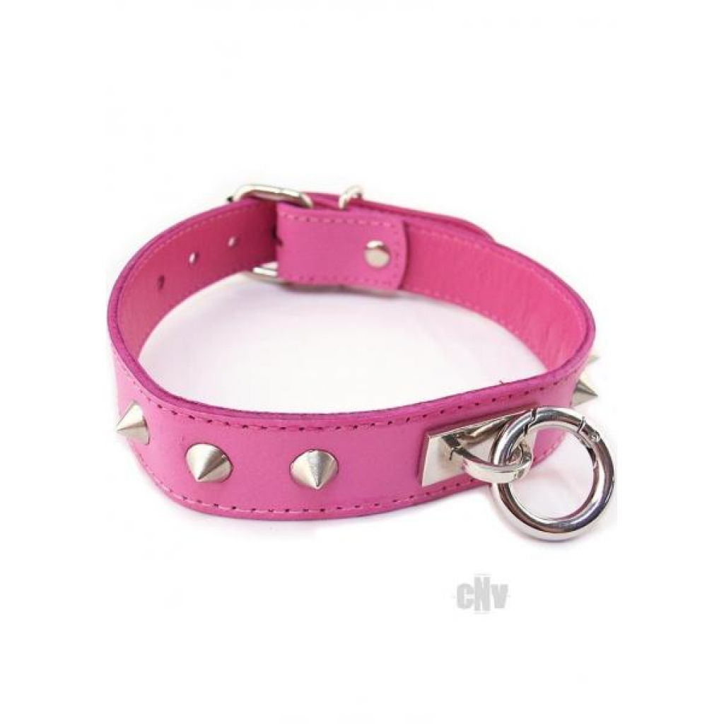 Rouge O Ring Studded Collar - A Statement Accessory