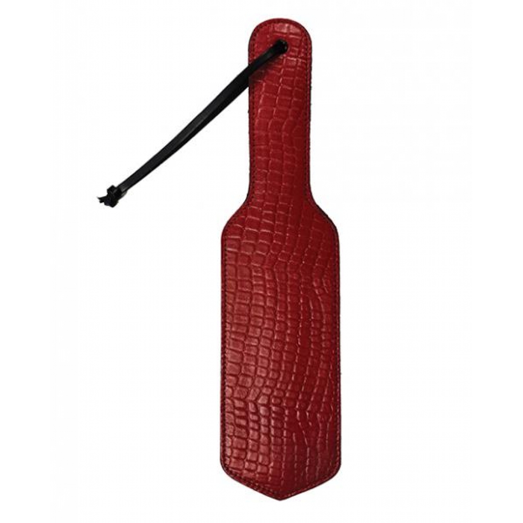 Rouge Anaconda Paddle Burgundy Black