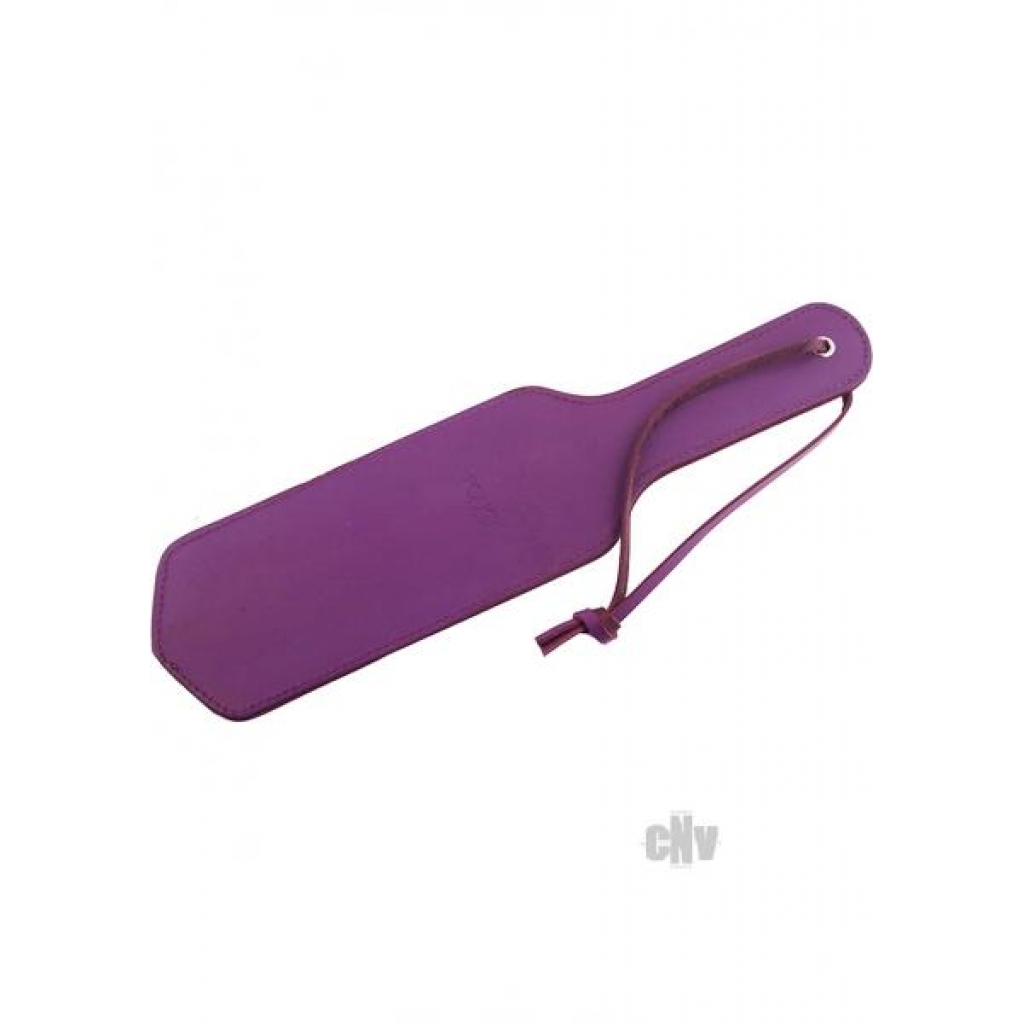 Rouge Double-Sided Leather Paddle - Purple