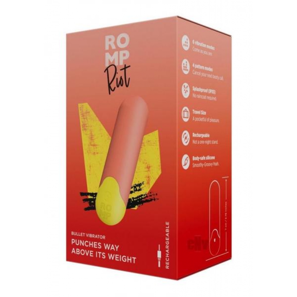 Romp Riot Bullet Vibrator - Orange