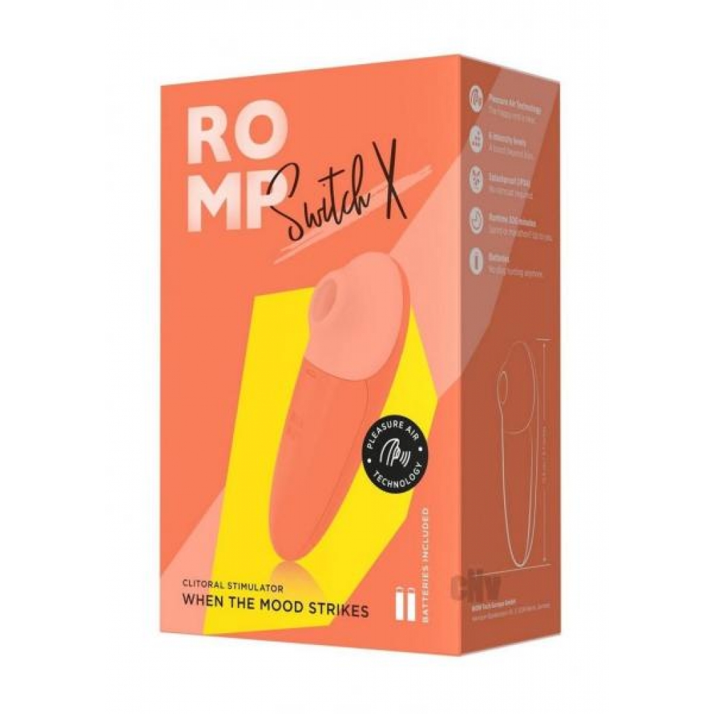 ROMP Switch X Rechargeable Vibrator - Orange