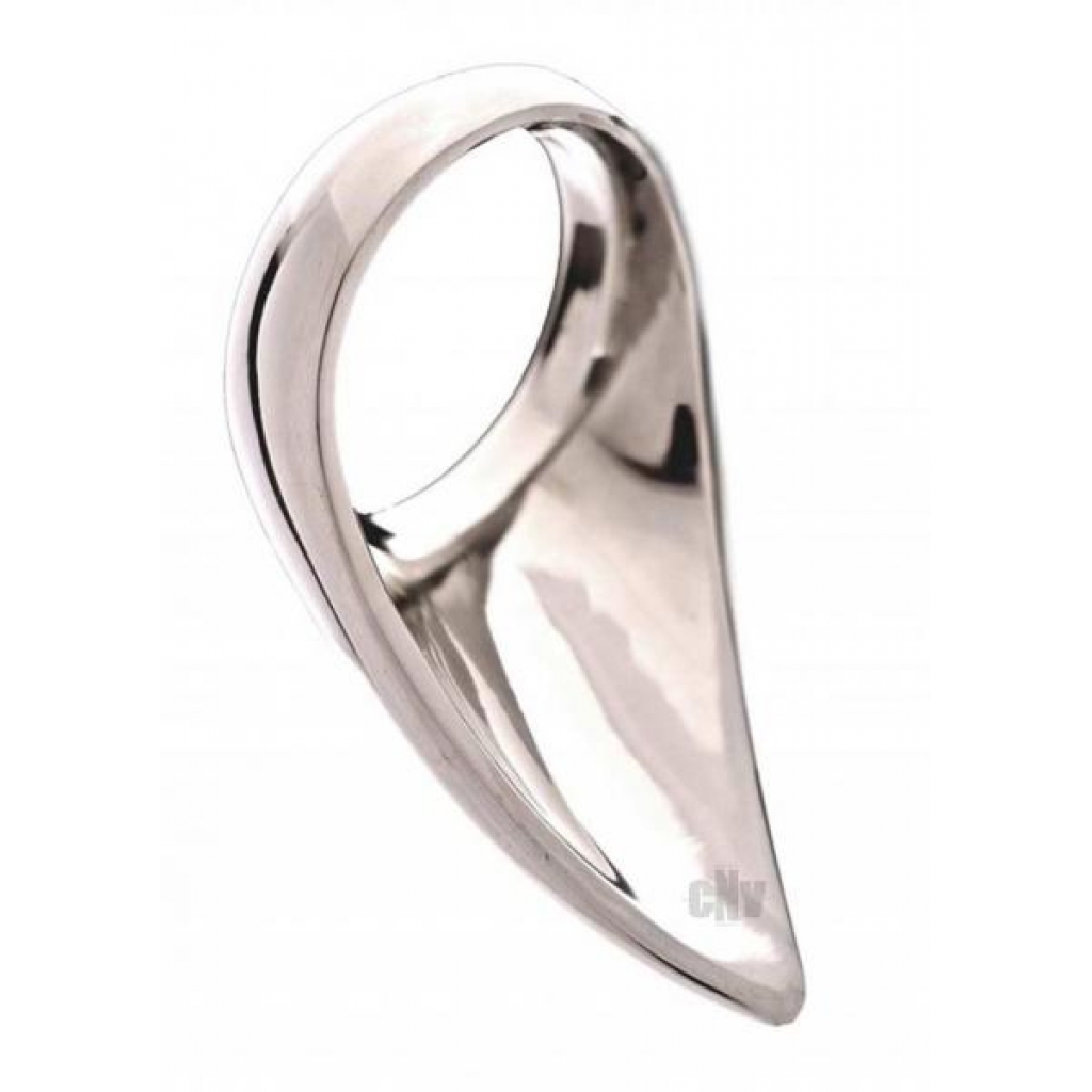 Rouge Stainless Steel Tear Drop Cock Ring, 1.77 inches