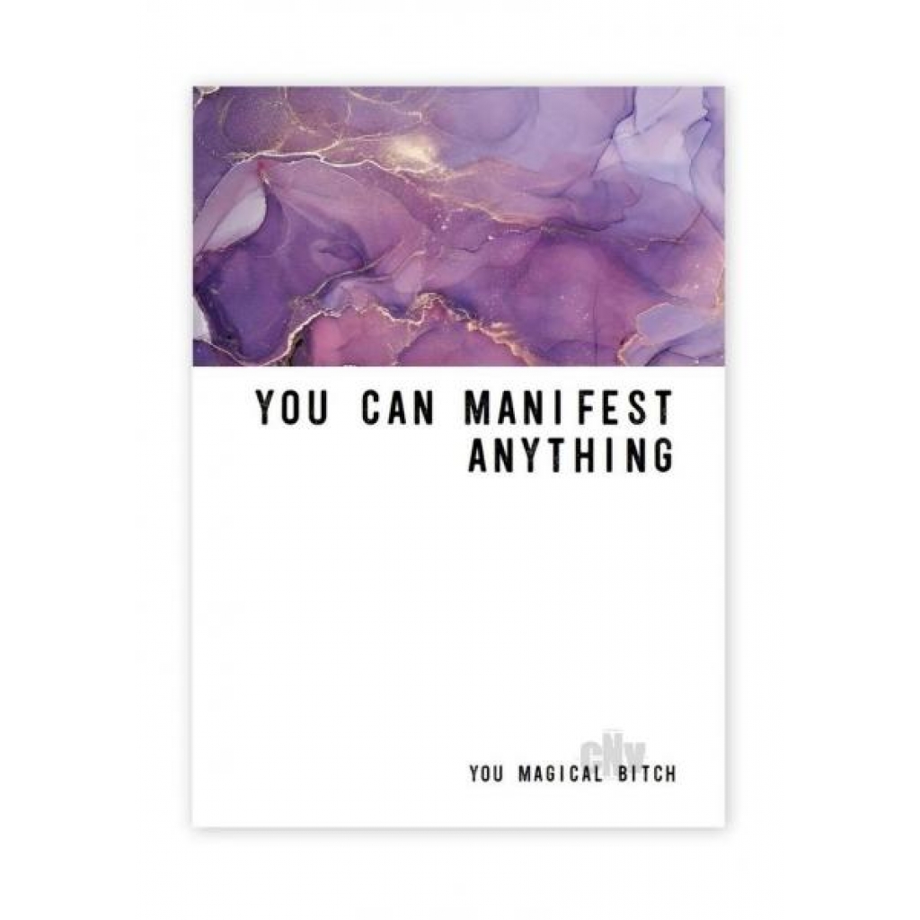 Manifest Greeting Card