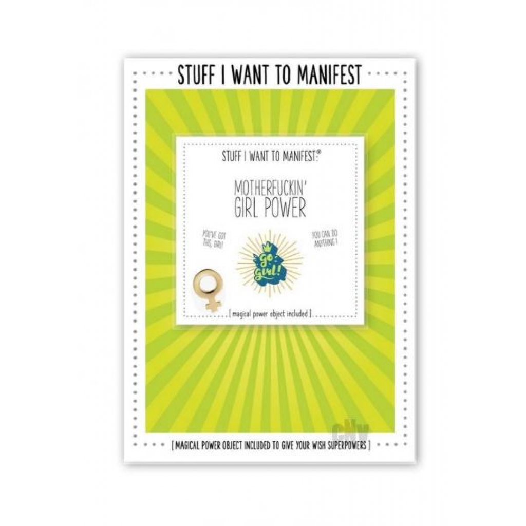 Manifest Greeting Card - Girl Power