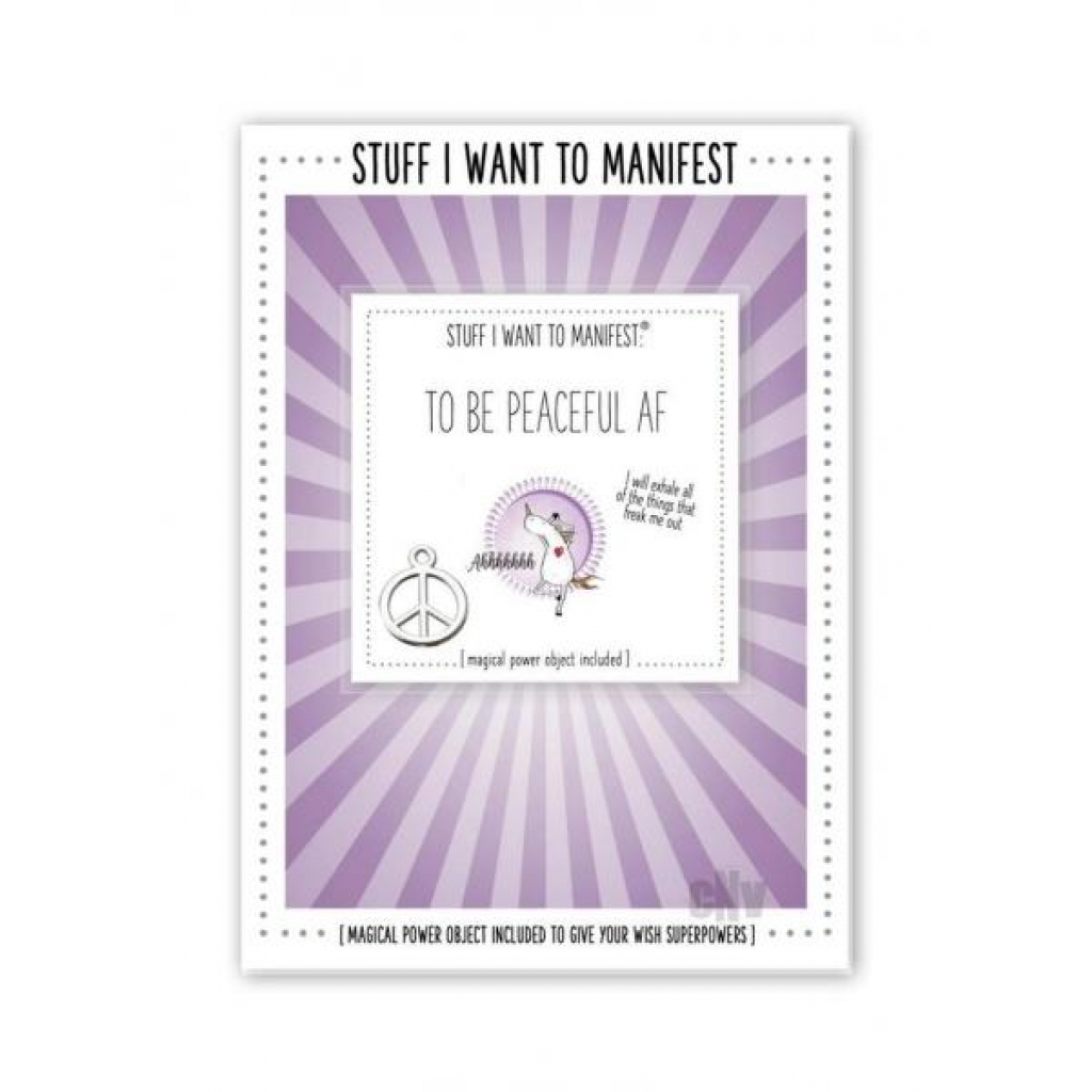 Manifest Greeting Card - Peaceful AF