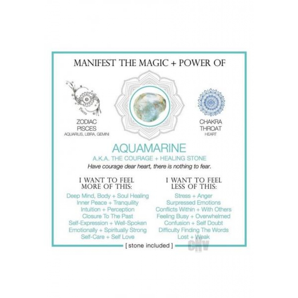 Aquamarine Crystal Cards