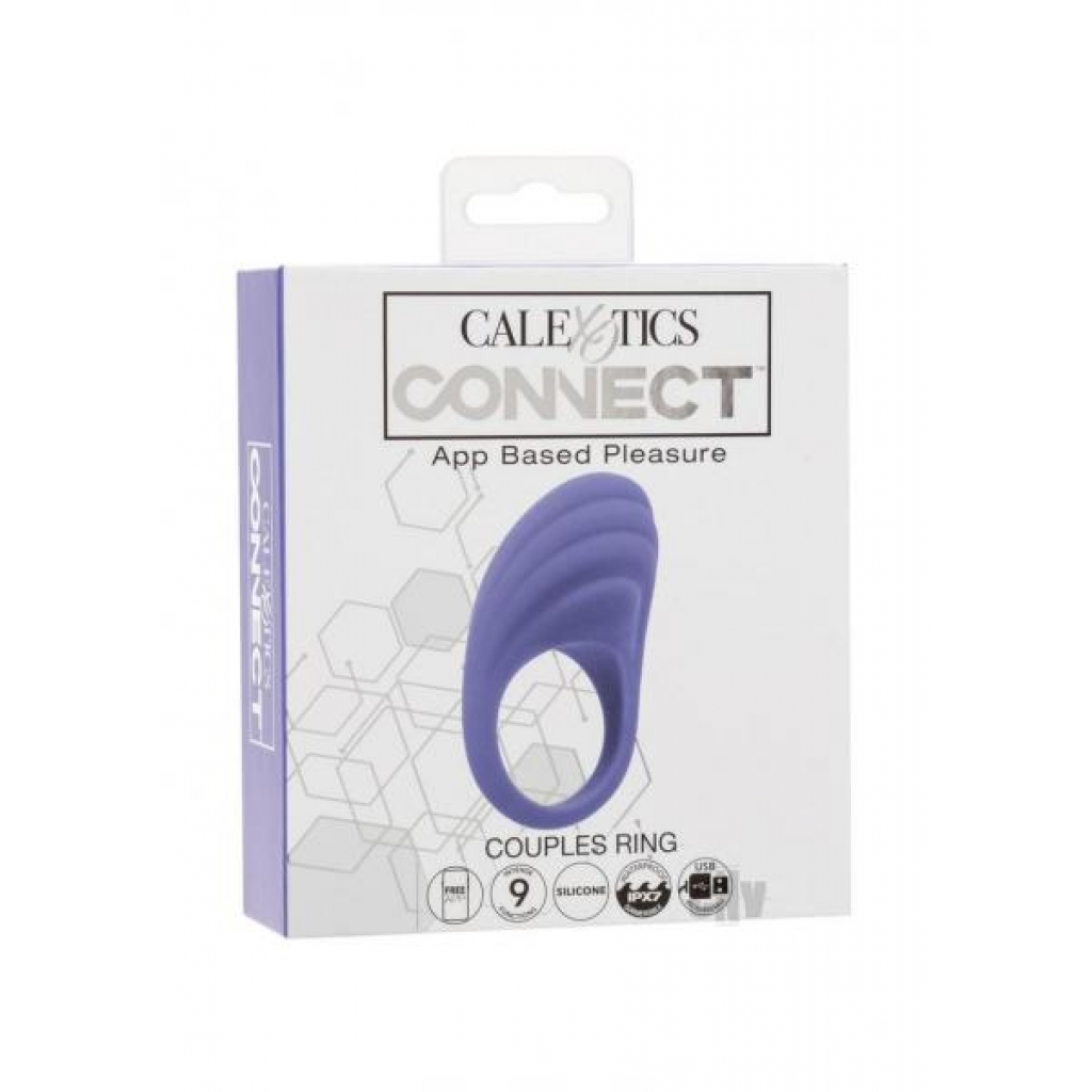 Calexotics Connect Couples Ring Purple - Elevate Your Intimate Experience