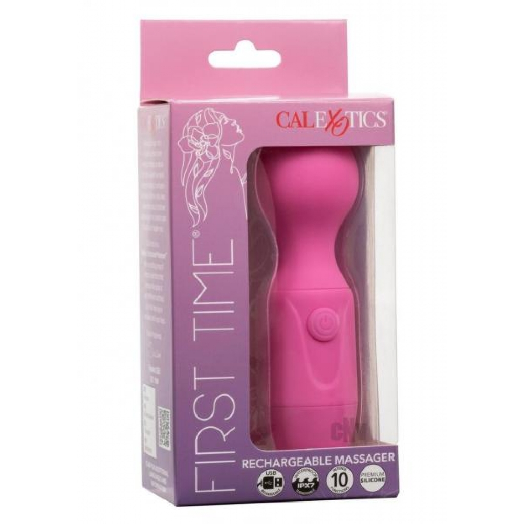 First Time Recharge Massager - Pink