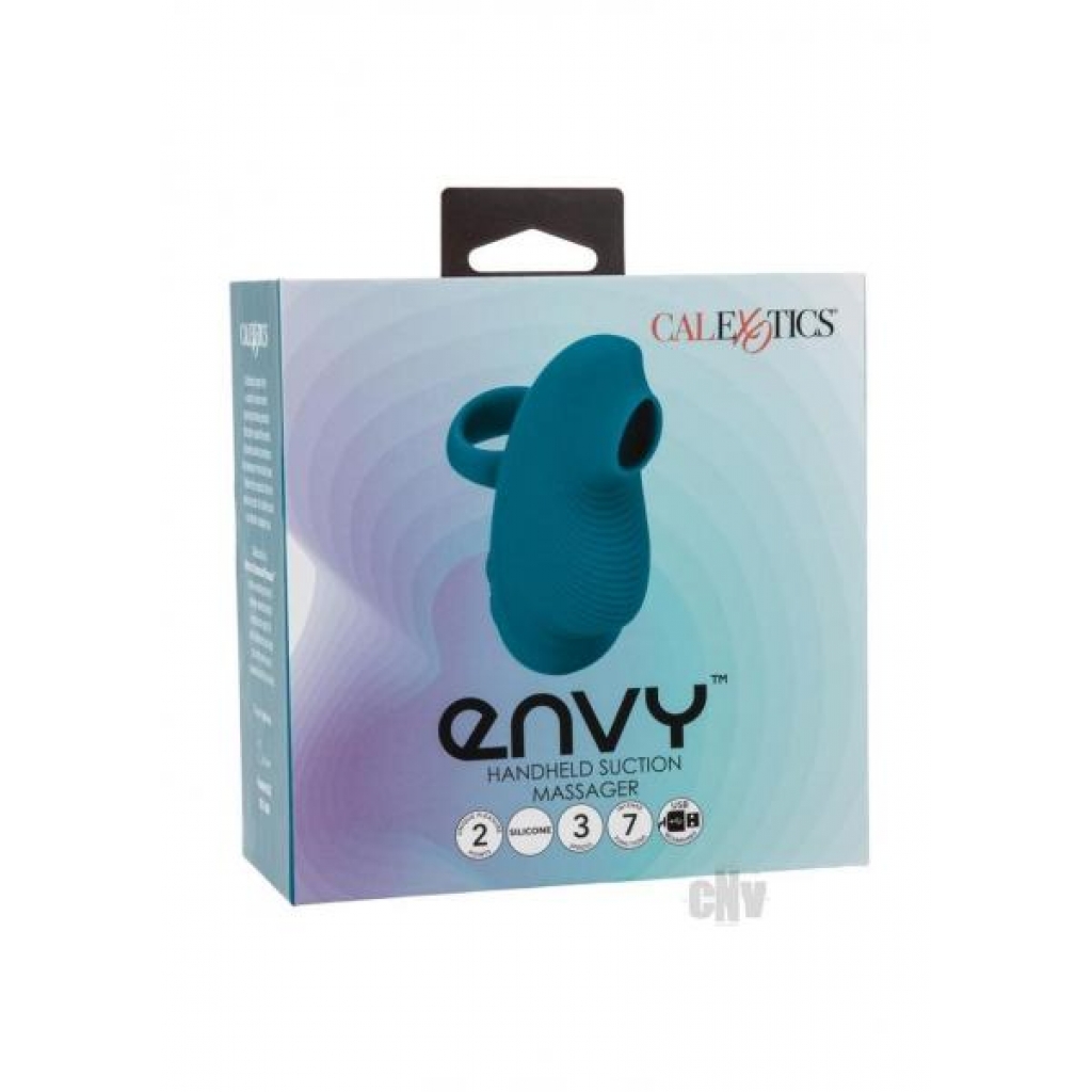 Envy Handheld Suction Massager - Teal