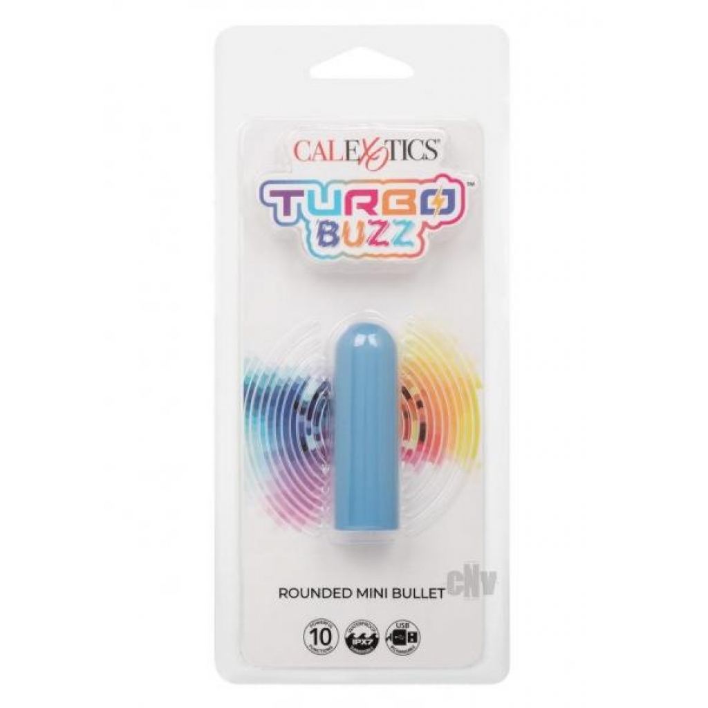 Turbo Buzz Rounded Mini Bullet - Blue