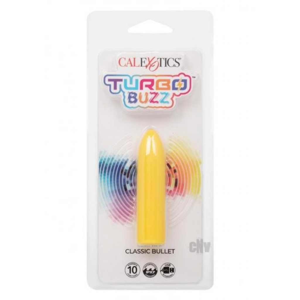 Turbo Buzz Classic Bullet Vibrator - Yellow