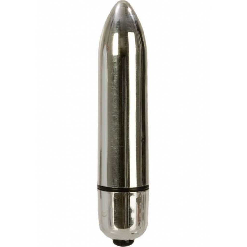 High Intensity Bullet Waterproof Silver - Powerful & Discreet Stimulation