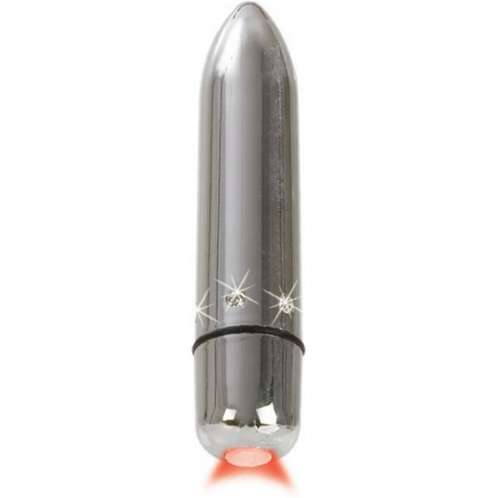 Crystal High-Intensity Waterproof Bullet - Silver